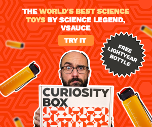 Curiosity Box Banner with free lightyear bottle offer