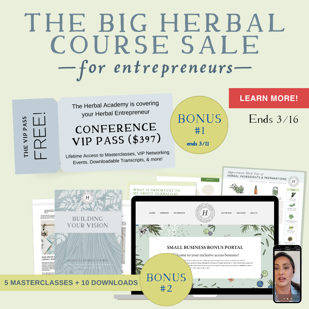 Unlock Success in Herbal Entrepreneurship: Exclusive Course Sale and Bonuses Await!