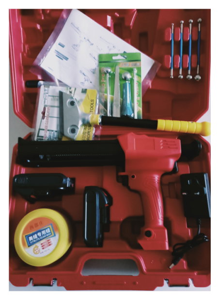Electric dual-cartridge gun & toolkit