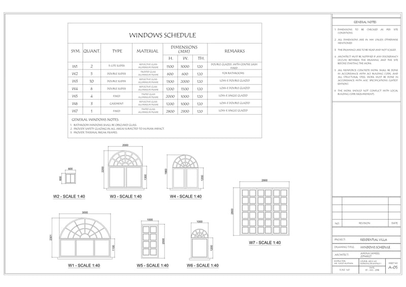 Complete Detailed Drawings 