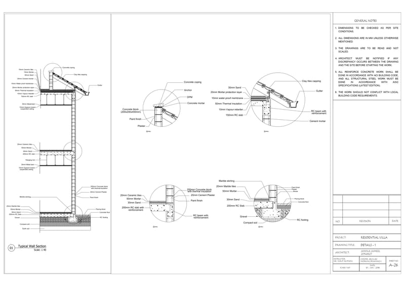 Complete Detailed Drawings 