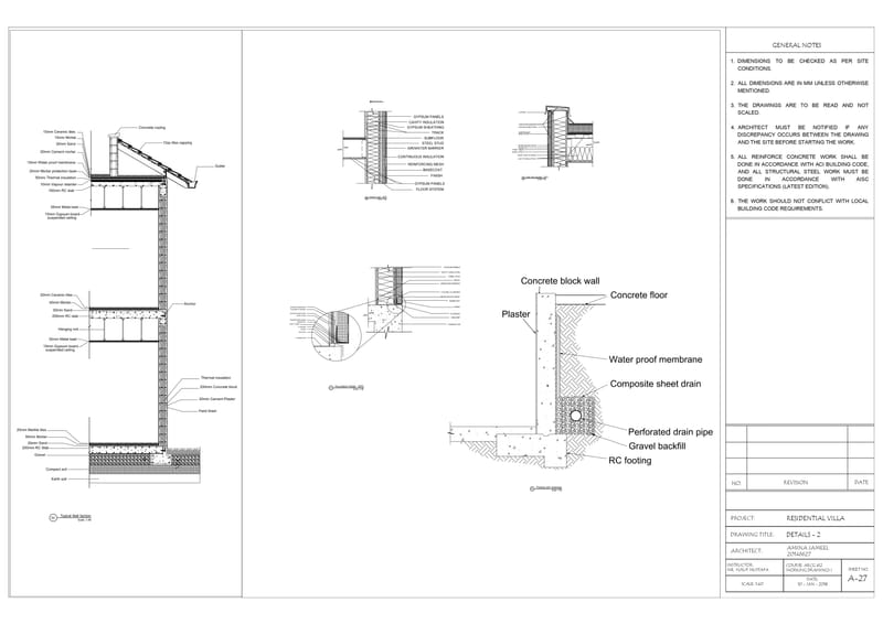 Complete Detailed Drawings 