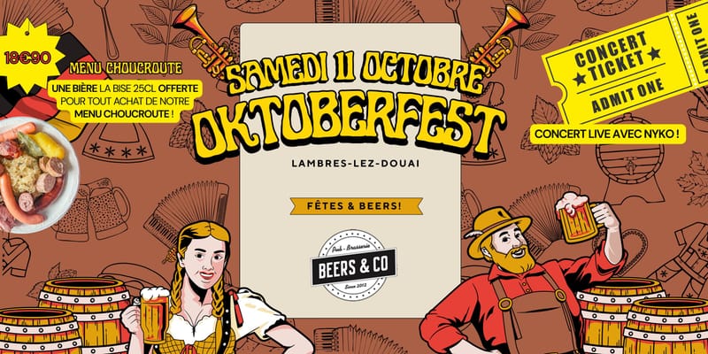 BEERS & CO LAMBRES LEZ DOUAI - OKTOBERFEST