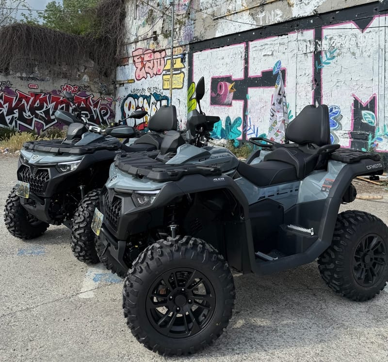 2 Quad CFORCE 850 GRIS NARDO