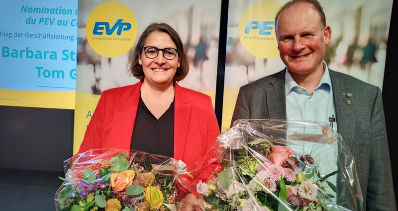 EVP nominiert Barbara Stotzer-Wyss und Tom Gerber für den Regierungsrat