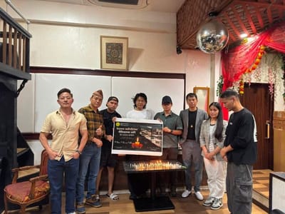 Candlelight Vigil Held in Tokyo in Memory of Flood Victims