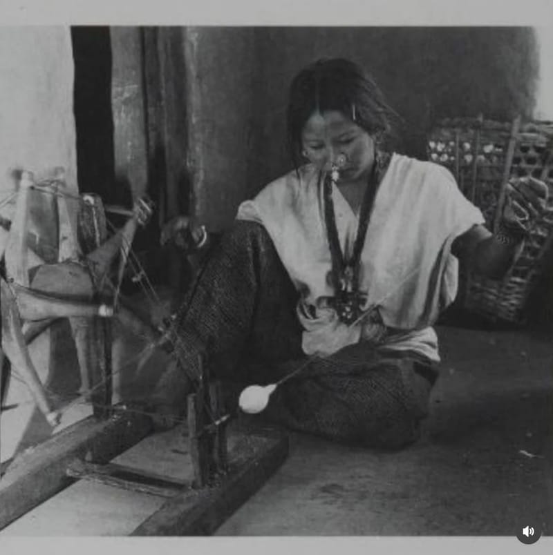 Traditional weaving craft