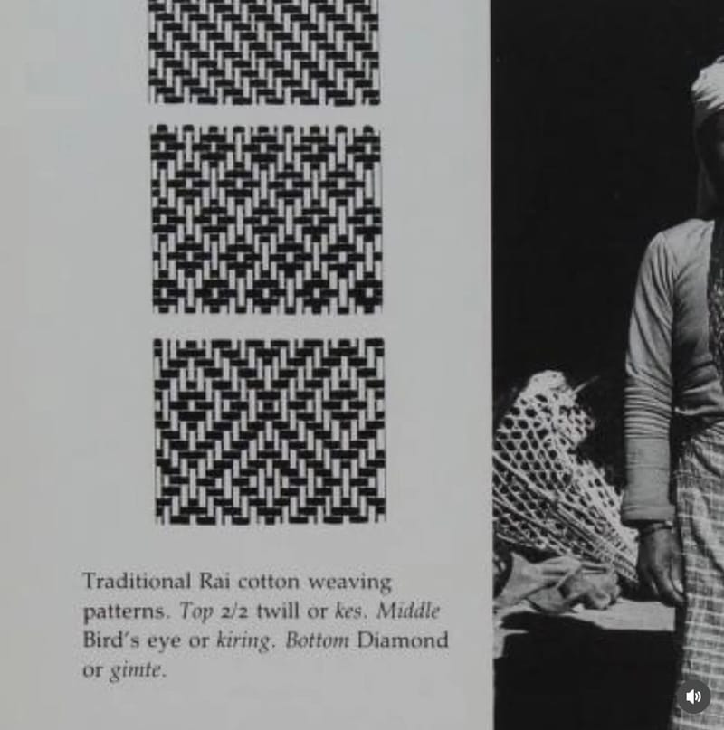 Traditional weaving craft