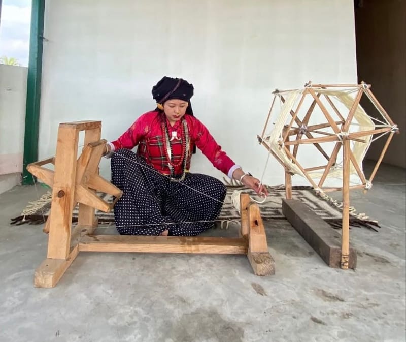 Traditional weaving craft