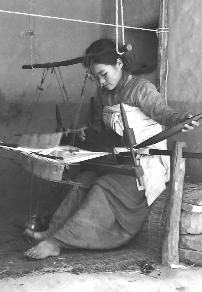 Traditional weaving craft