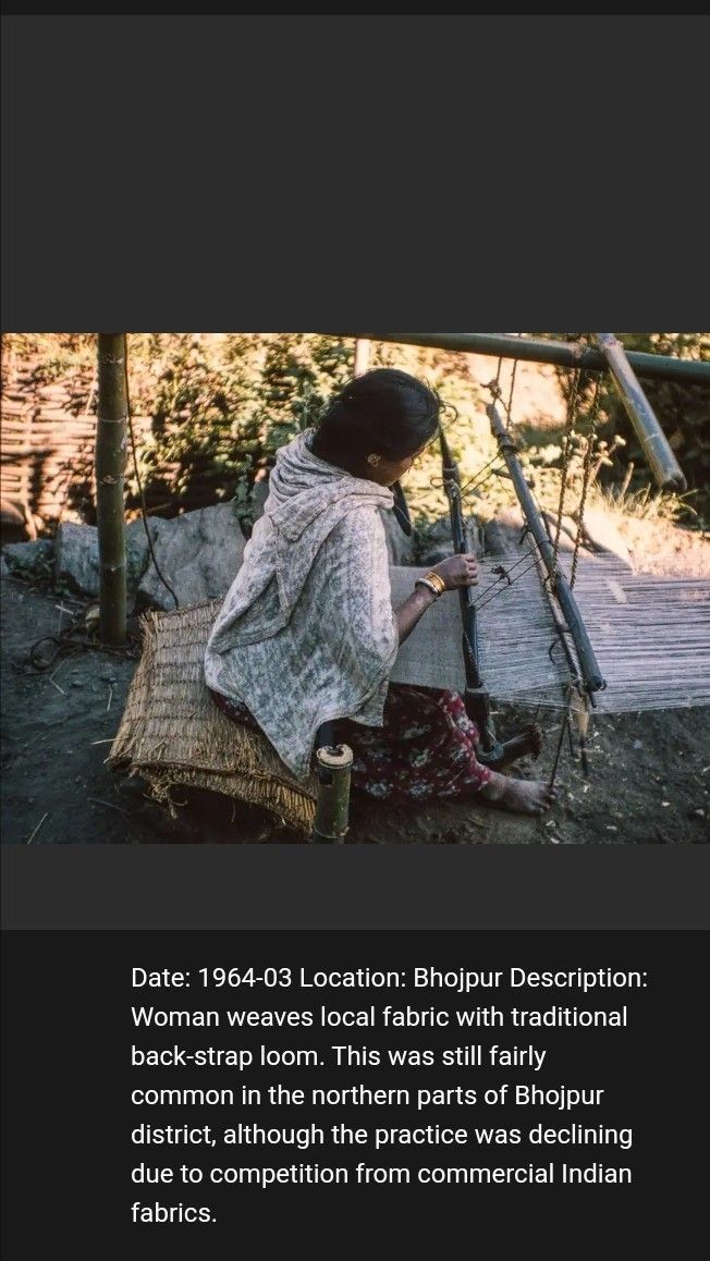 Traditional weaving craft