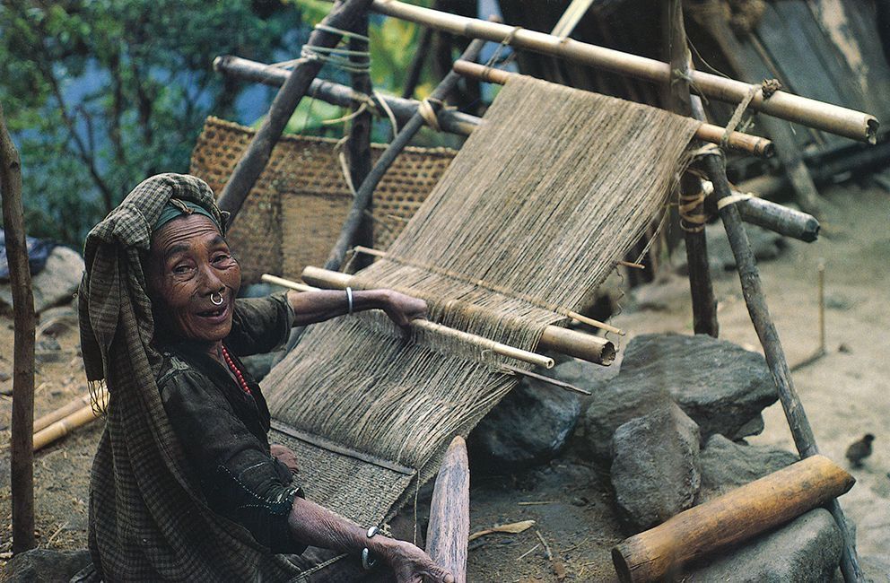 परम्परागत बुनाई शिल्प