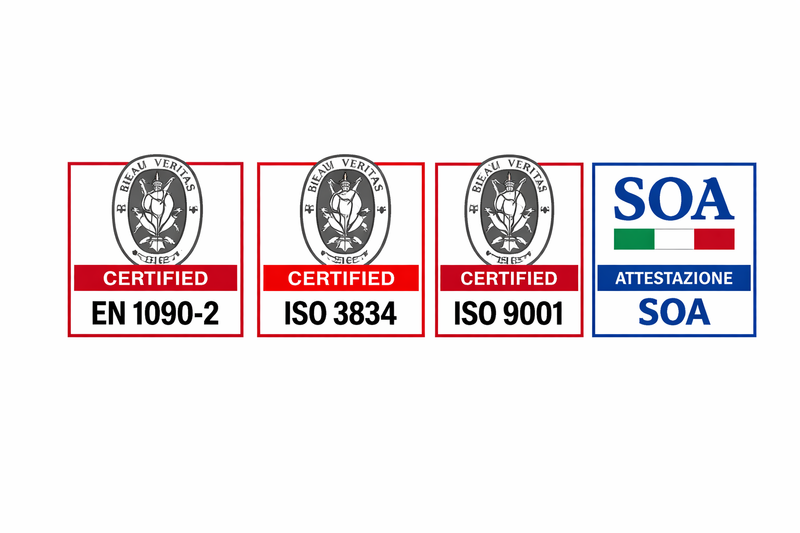 ISO 9001-ISO 1090-2-ISO3834 ED ATTESTAZIONE SOA