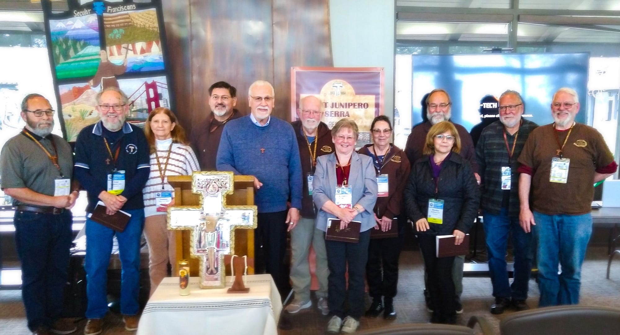 The New REC elected at the 2026 Chapter, with national visitors.