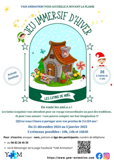 Jeu Immersif hiver 2024 : les traditions de Noël