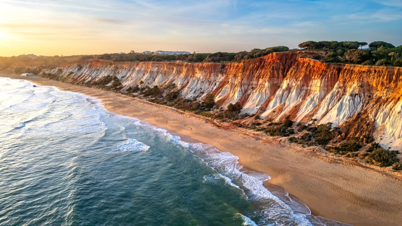 Falésia Beach: The Algarve’s Colourful Cliffline