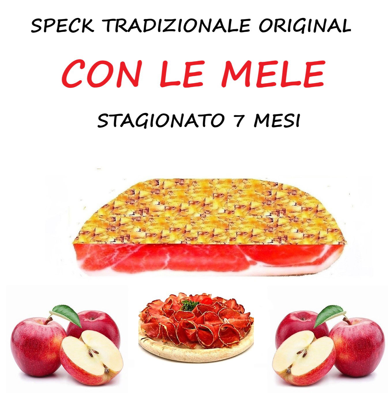 SPECK TRADIZIONALE ORIGINALE CON LE MELE