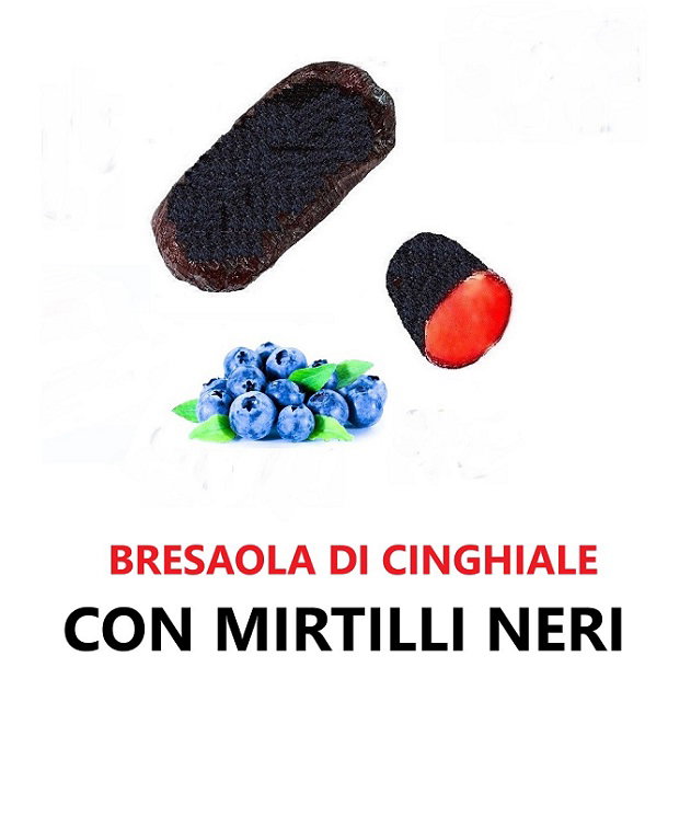 BRESAOLA DI CINGHIALE CON MIRTILLI