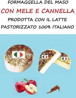 FORMAGGIO CON LE MELE E CANNELLA