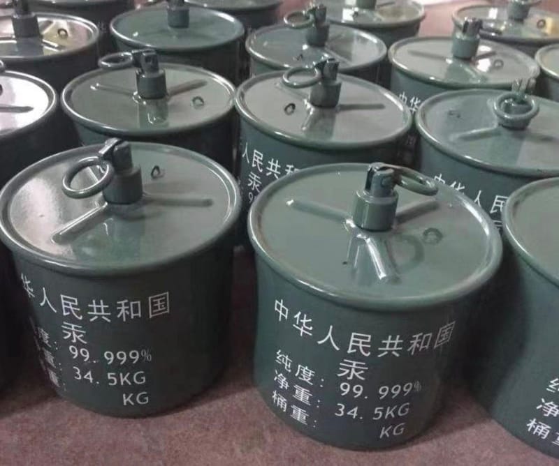 High Purity Metallic Mercury (99.9%)