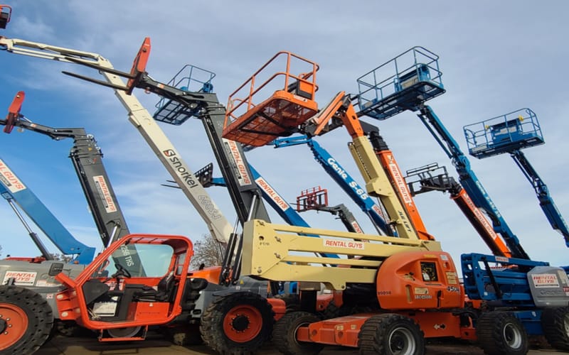 تاجير المعدات والخدمات اللوجستية