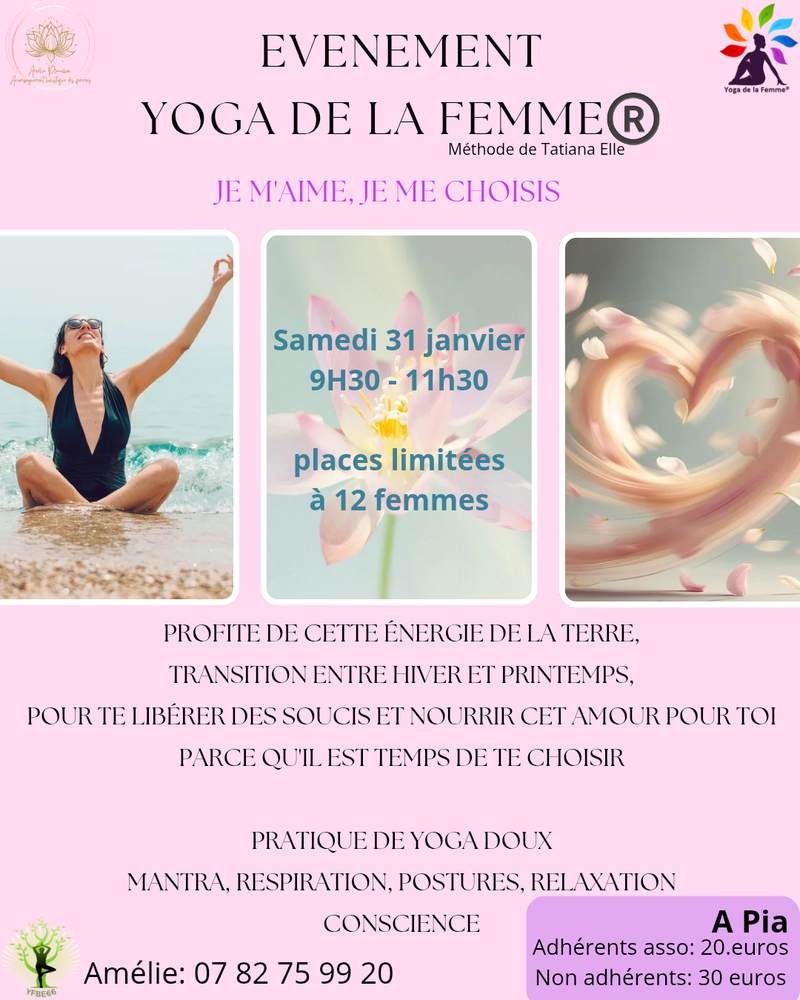 YOGA DE LA FEMME 14 février