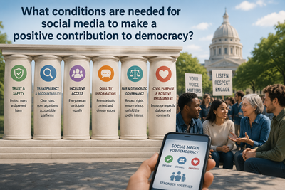 How can social media enhance democracy?