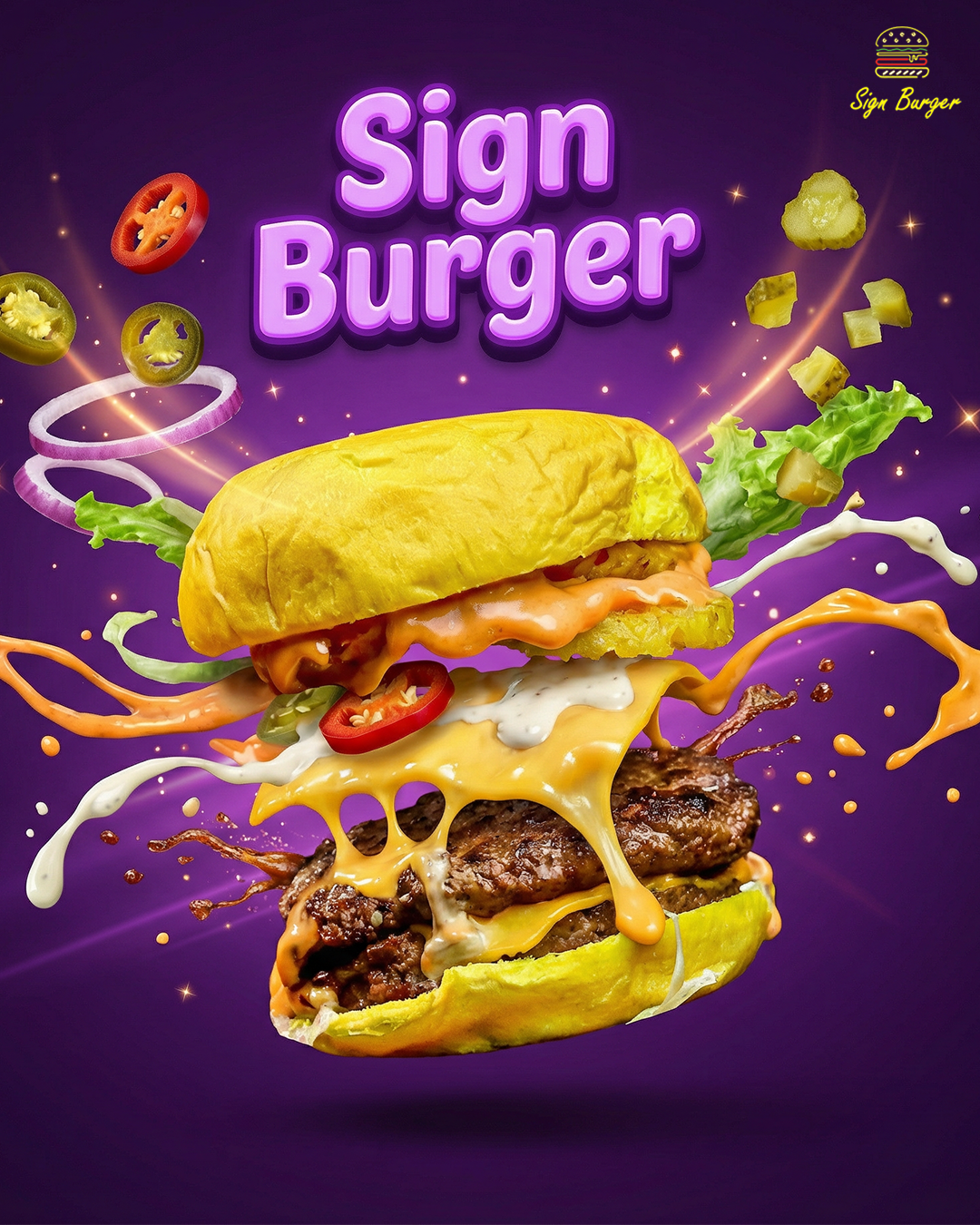 Sign Burger