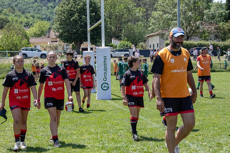 Photos d'action sur le terrain 