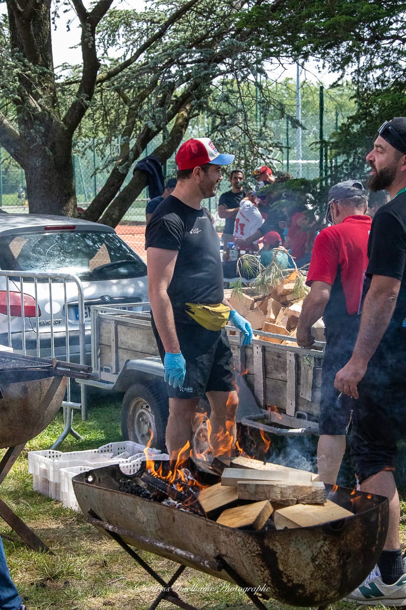 Images autour du terrain des spectateurs 
