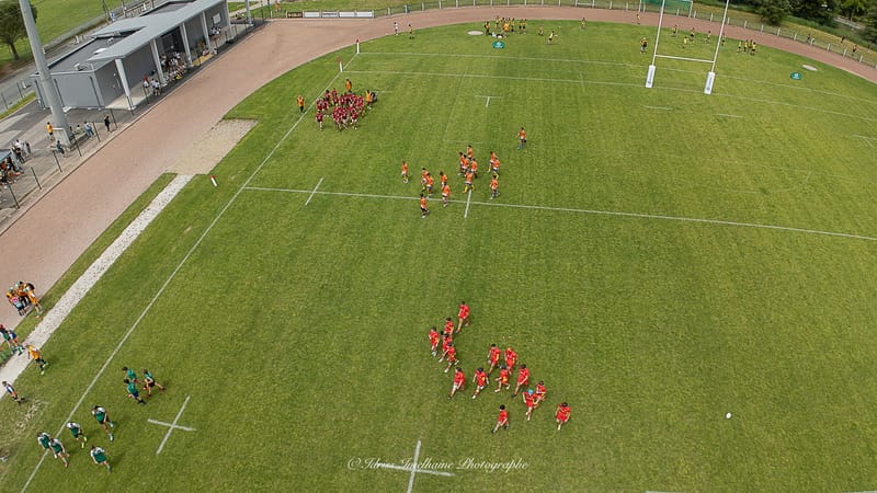 Vue aériennes du terrain