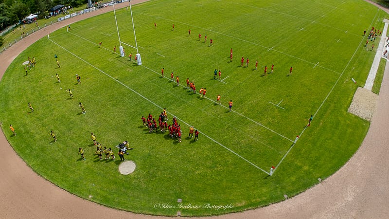 Vue aériennes du terrain