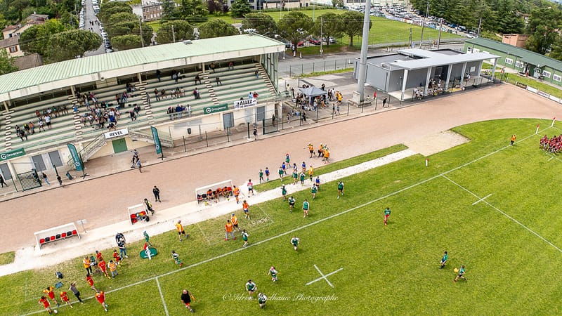 Vue aériennes du terrain