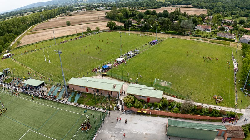 Vue aériennes du terrain