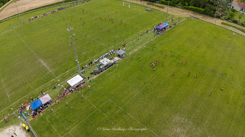 Vue aériennes du terrain