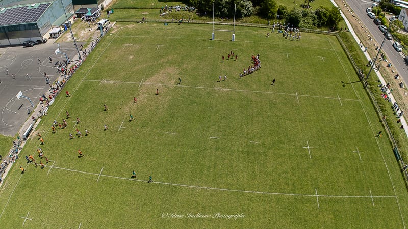 Vue aériennes du terrain