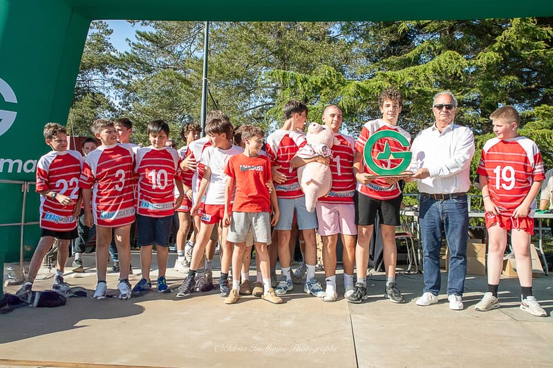 Photos de la remise des récompenses sur le podium