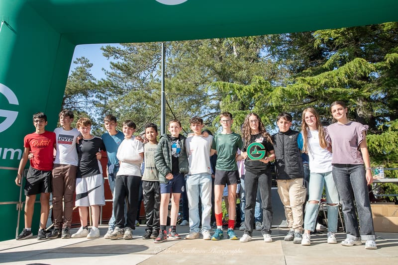 Photos de la remise des récompenses sur le podium