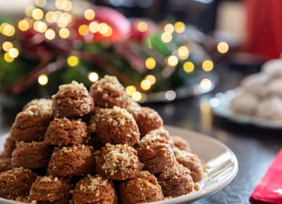 Greek Christmas Traditional Cookies and Desserts