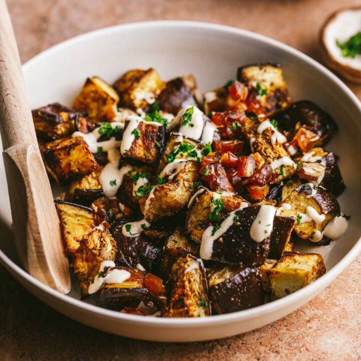 GRILLED EGGPLANTS WITH TAHINI SAUCE
