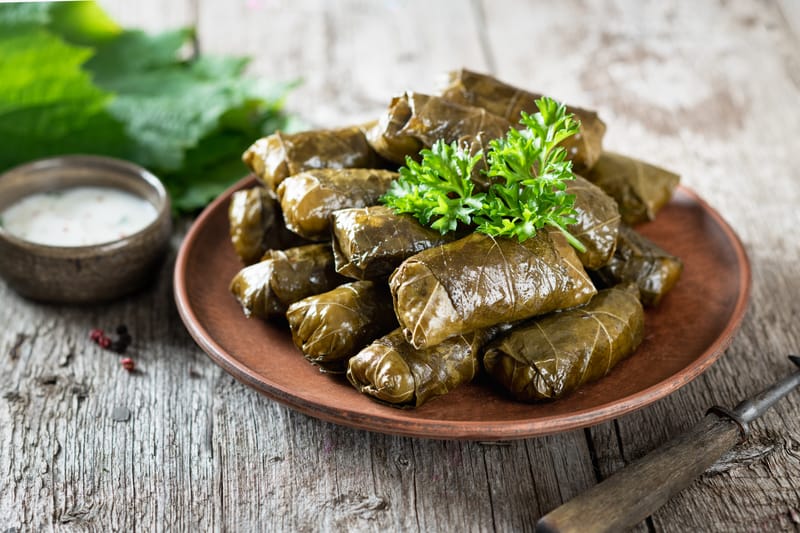 STUFFED GRAPE LEAVES