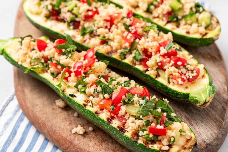 STUFFED ZUCCHINI