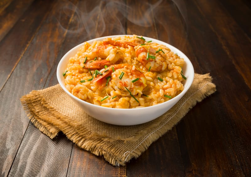SHRIMP RISOTTO