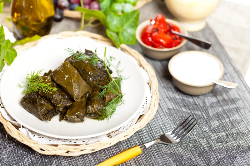 STUFFED GRAPE LEAVES