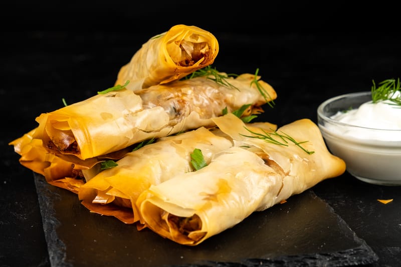 SALMON ROLLS