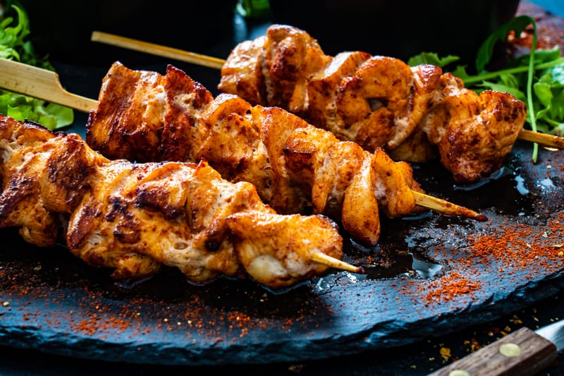 CHICKEN SKEWERS