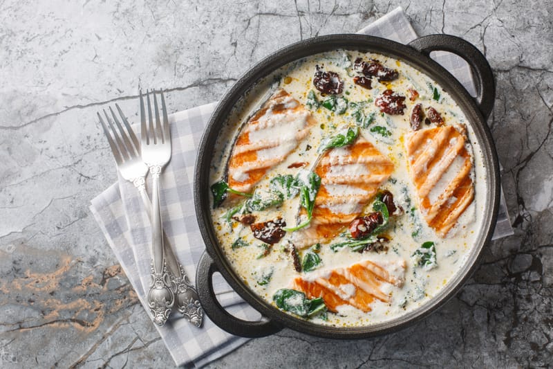 CREAMY SALMON