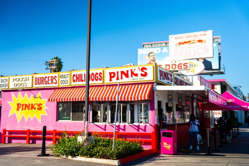 Pinks Hot Dogs