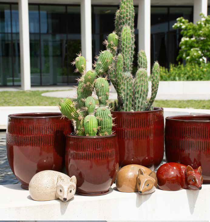 Résistantes au gel, avec des couleurs éclatentes et des formes variés, nos fournisseurs ont pour vous les pièces indispensables pour égayer les extérieurs.