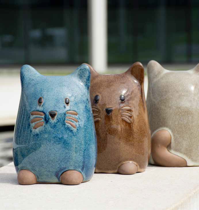 Animaux et statues en céramique, terre cuite, résine pour peupler les jardins